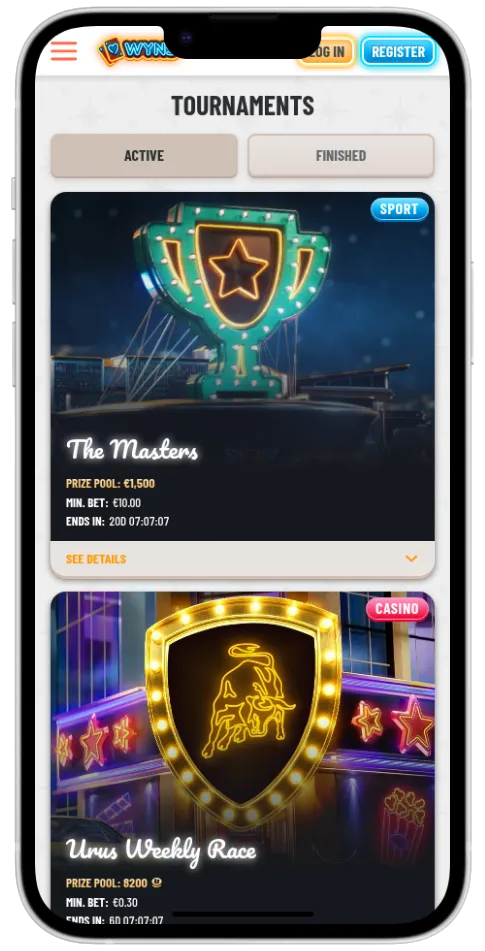 Wyns Casino tournaments and promotions